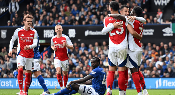 Ipswich Town vs Arsenal F.C. lineups