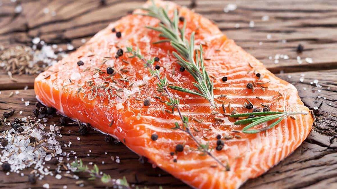 Salmon internal temp